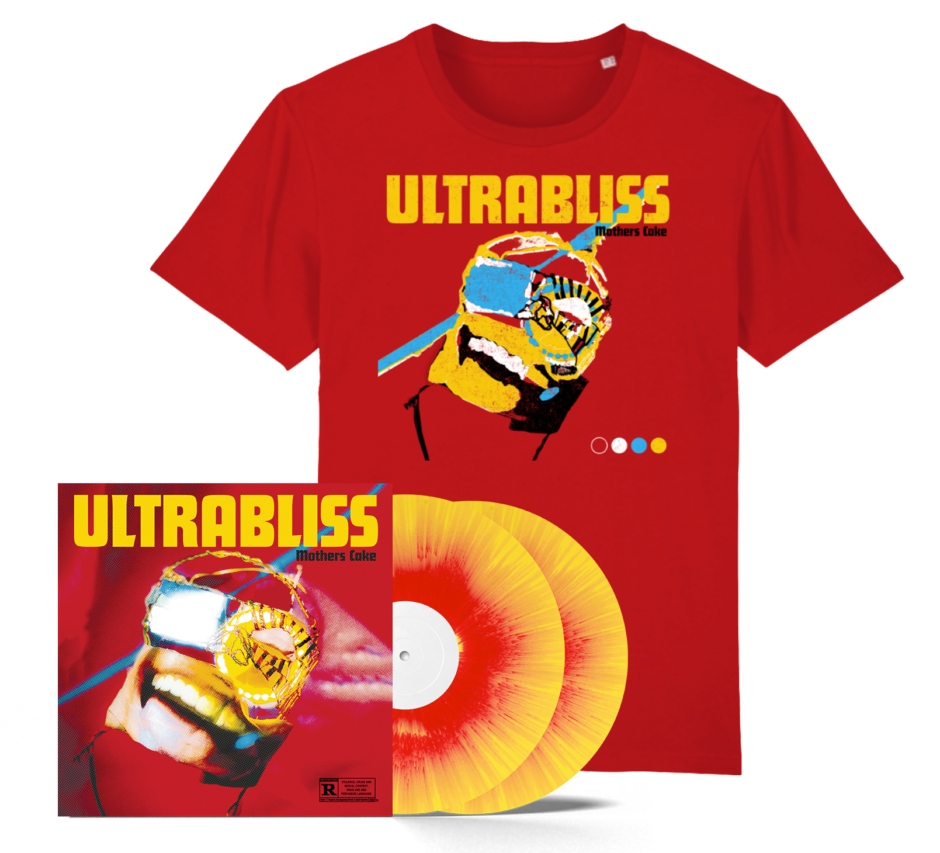 ULTRABLISS DOUBLE VINYL limited edition T-Shirt BUNDLE+VinylPostCard