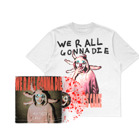 Mother's Cake – We R All Gonna Die bundle: vinyl LP and white T-shirt